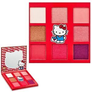 Hello Kitty Shimmery Eye Shadow Palette with Mirror and Brush NWT